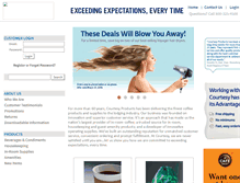 Tablet Screenshot of courtesyproducts.com